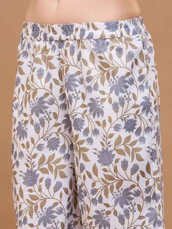 White_Cotton_Floral_Printed_Afghani_Kurta_With_Patiala_Pants_&_Dupatta_Kurta_Set_For_Women