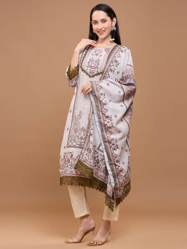 Beige_Cotton_Ethnic_Motifs_Printed_Kurta_With_Trousers_&_Dupatta_For_Women