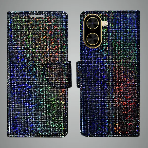 Multicolor_Artificial_Leather_See_Through_Design_Magnetic_Case_For_Poco_C71