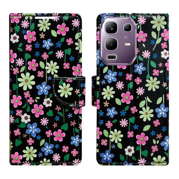 Black_Artificial_Leather_See_Through_Design_Magnetic_Case_For_Infinix_Note_50x