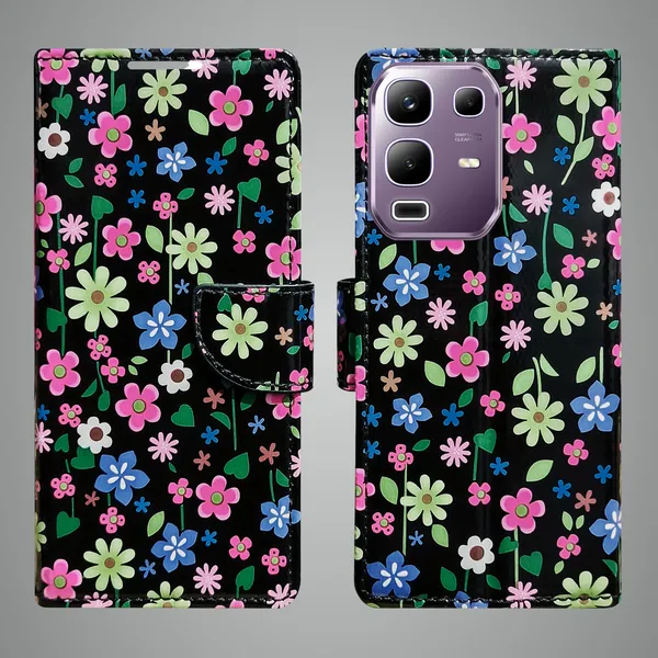 Black_Artificial_Leather_See_Through_Design_Magnetic_Case_For_Infinix_Note_50x