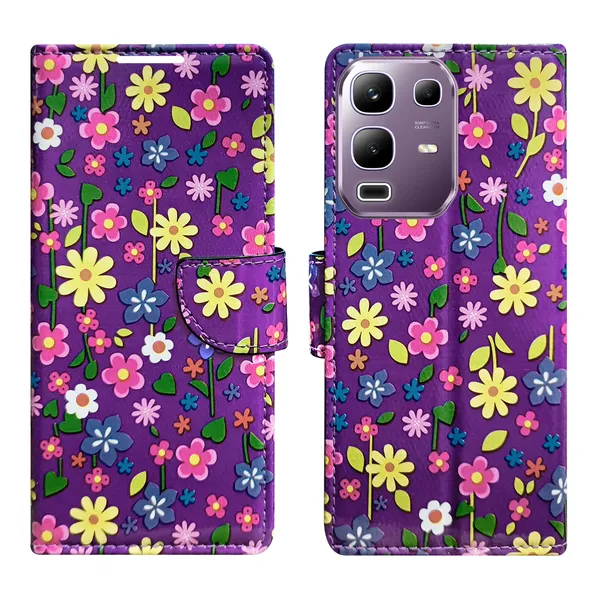 Purple_Artificial_Leather_See_Through_Design_Magnetic_Case_For_Infinix_Note_50x