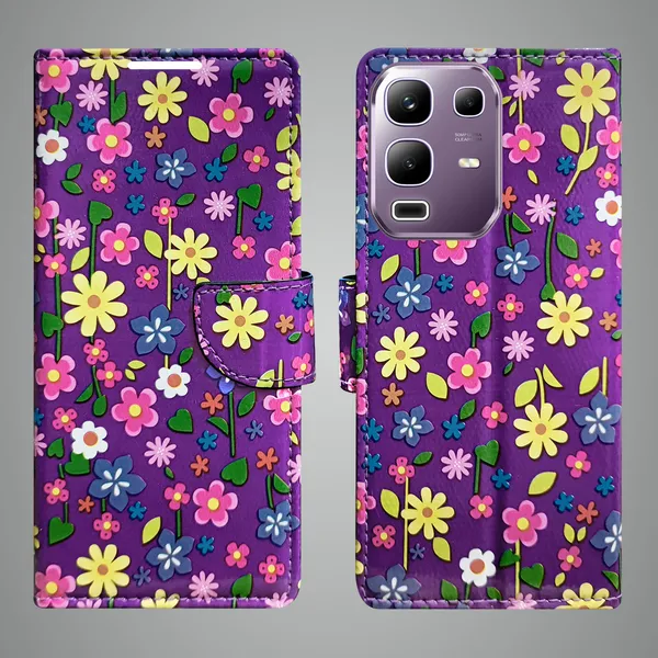 Purple_Artificial_Leather_See_Through_Design_Magnetic_Case_For_Infinix_Note_50x