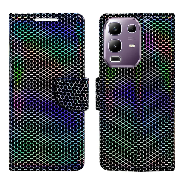 Multicolor_Artificial_Leather_See_Through_Design_Magnetic_Case_For_Infinix_Note_50x