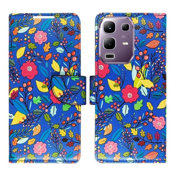 Blue_Artificial_Leather_See_Through_Design_Magnetic_Case_For_Infinix_Note_50x