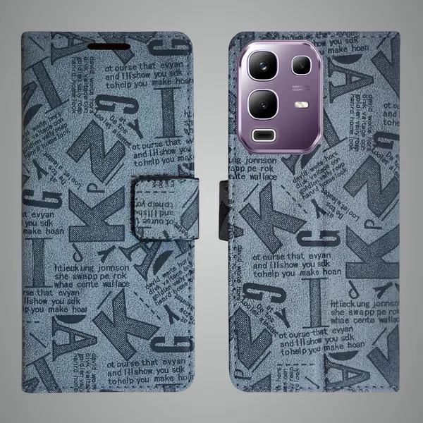 Grey_Artificial_Leather_See_Through_Design_Magnetic_Case_For_Infinix_Note_50x