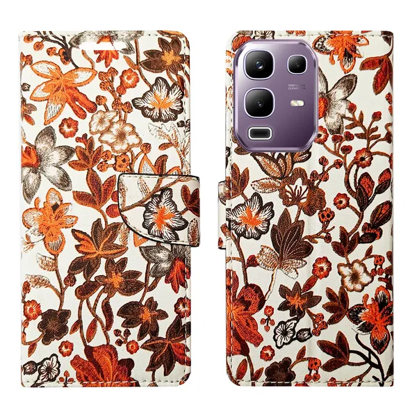 Orange_Artificial_Leather_See_Through_Design_Magnetic_Case_For_Infinix_Note_50x