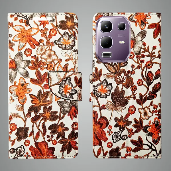 Orange_Artificial_Leather_See_Through_Design_Magnetic_Case_For_Infinix_Note_50x
