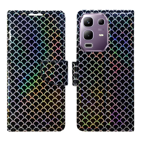 Multicolor_Artificial_Leather_See_Through_Design_Magnetic_Case_For_Infinix_Note_50x