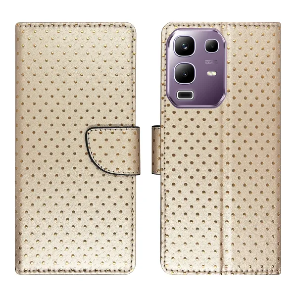 Brown_Artificial_Leather_See_Through_Design_Magnetic_Case_For_Infinix_Note_50x