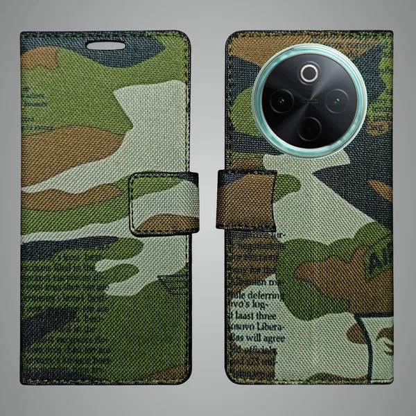 Multicolor_Artificial_Leather_See_Through_Design_Magnetic_Case_For_Vivo__T4_5G