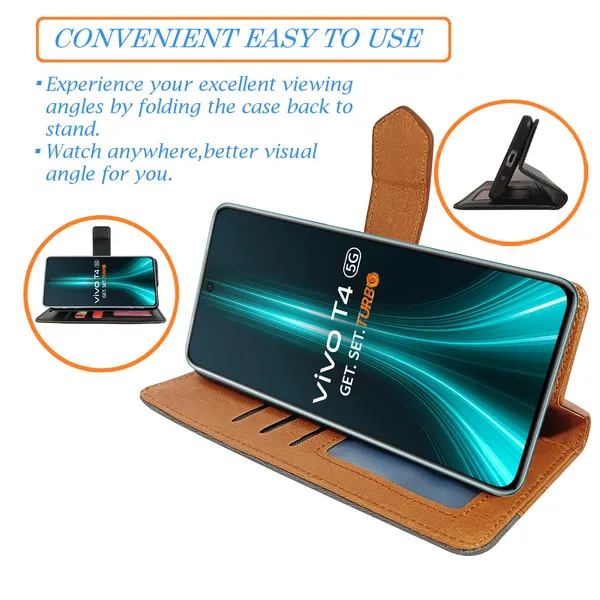 Brown_Artificial_Leather_See_Through_Design_Magnetic_Case_For_Vivo__T4_5G