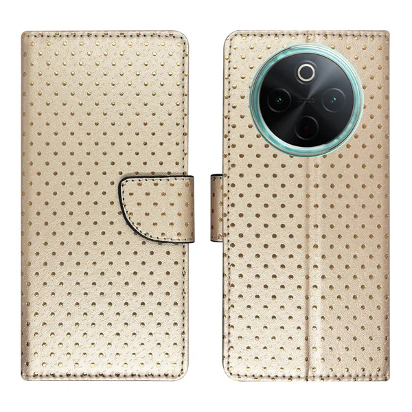 Brown_Artificial_Leather_See_Through_Design_Magnetic_Case_For_Vivo__T4_5G