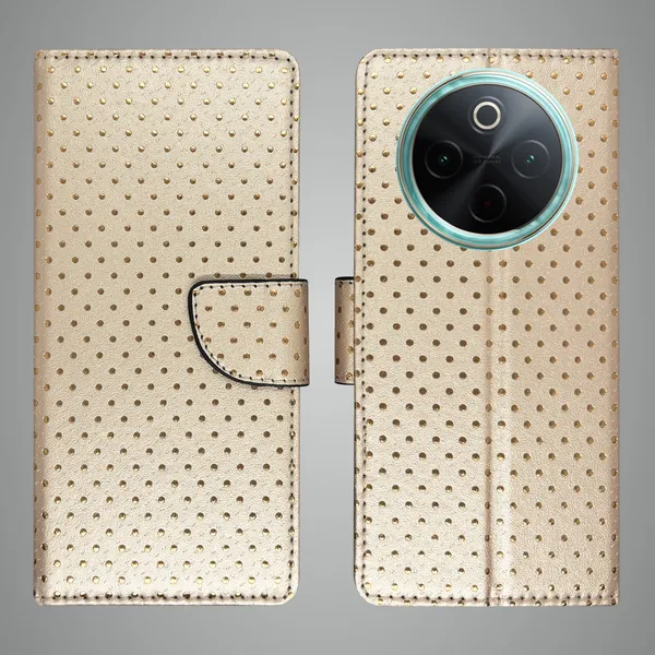 Brown_Artificial_Leather_See_Through_Design_Magnetic_Case_For_Vivo__T4_5G
