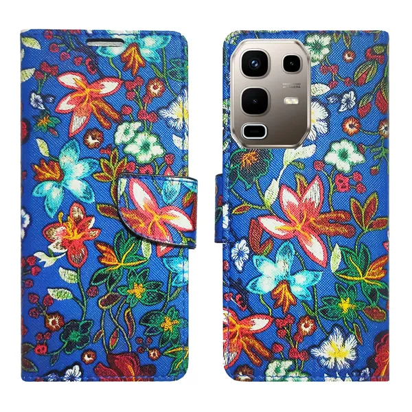 Blue_Artificial_Leather_See_Through_Design_Magnetic_Case_For_Infinix_note_50s
