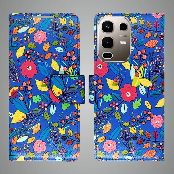 Blue_Artificial_Leather_See_Through_Design_Magnetic_Case_For_Infinix_note_50s