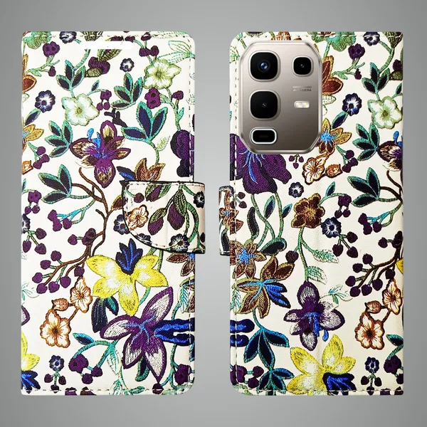 Purple_Artificial_Leather_See_Through_Design_Magnetic_Case_For_Infinix_note_50s