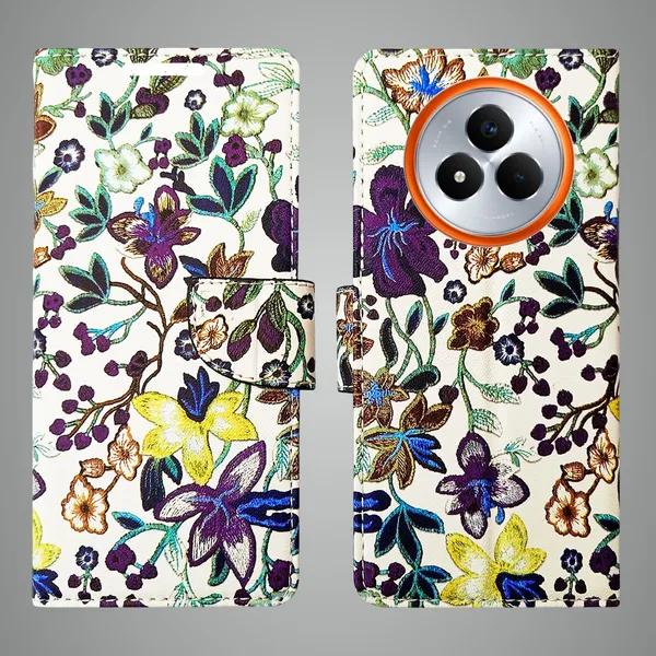 Purple_Artificial_Leather_See_Through_Design_Magnetic_Case_For_Realme_Narzo_80_pro