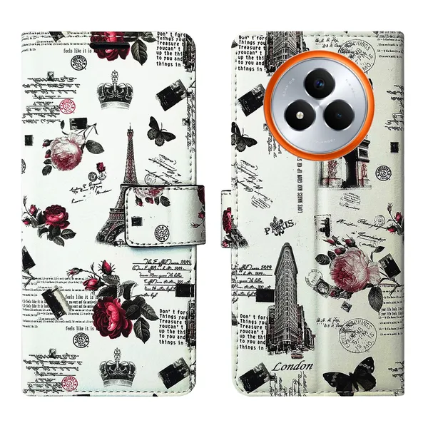White_Artificial_Leather_See_Through_Design_Magnetic_Case_For_Realme_Narzo_80_pro
