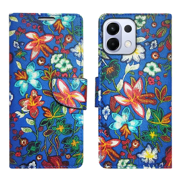 Blue_Artificial_Leather_See_Through_Design_Magnetic_Case_For_Oppo_K13_5G