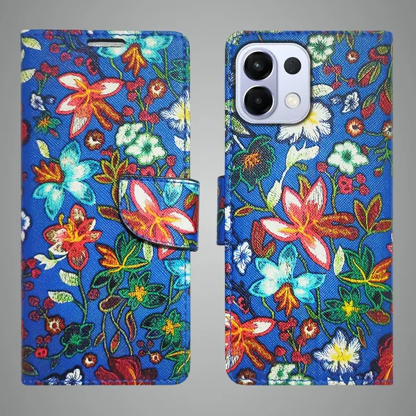 Blue_Artificial_Leather_See_Through_Design_Magnetic_Case_For_Oppo_K13_5G