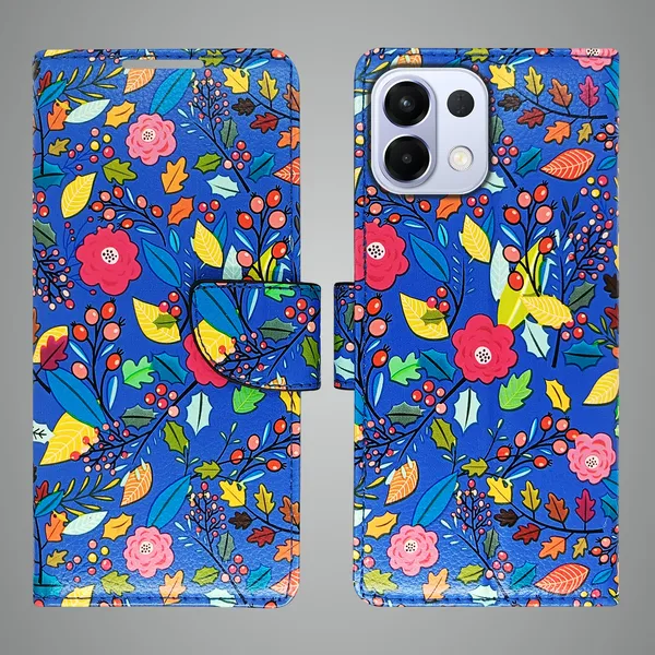 Blue_Artificial_Leather_See_Through_Design_Magnetic_Case_For_Oppo_K13_5G