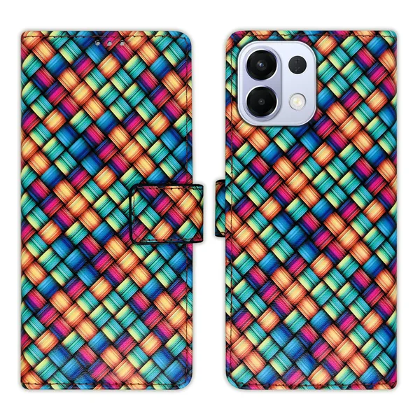 Multicolor_Artificial_Leather_See_Through_Design_Magnetic_Case_For_Oppo_K13_5G