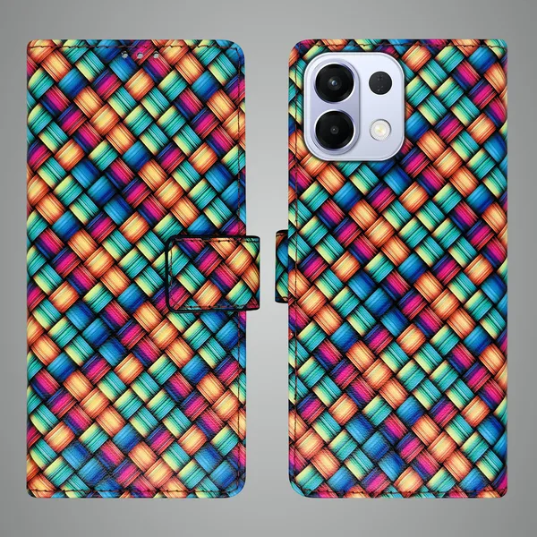 Multicolor_Artificial_Leather_See_Through_Design_Magnetic_Case_For_Oppo_K13_5G