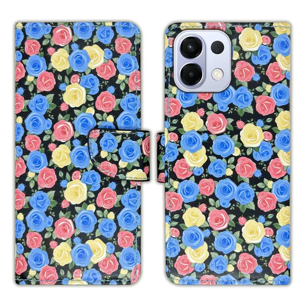 Blue_Artificial_Leather_See_Through_Design_Magnetic_Case_For_Oppo_K13_5G