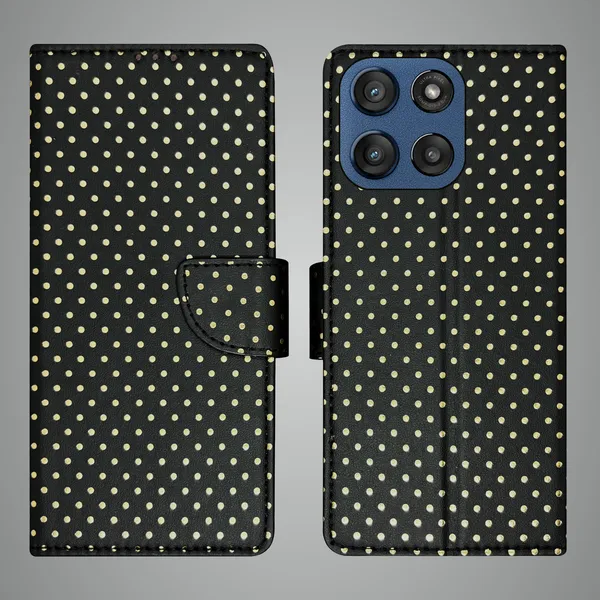 Black_Artificial_Leather_See_Through_Design_Magnetic_Case_For_Moto_Edge_60_Stylus
