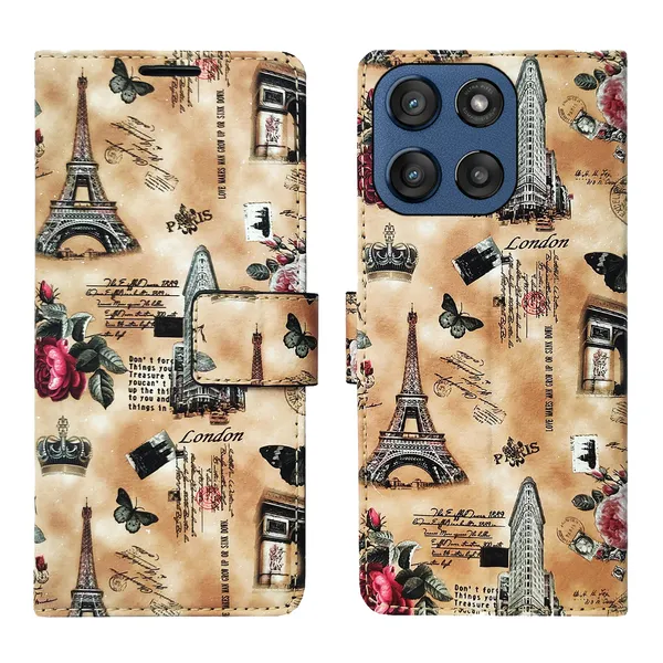 Brown_Artificial_Leather_See_Through_Design_Magnetic_Case_For_Moto_Edge_60_Stylus