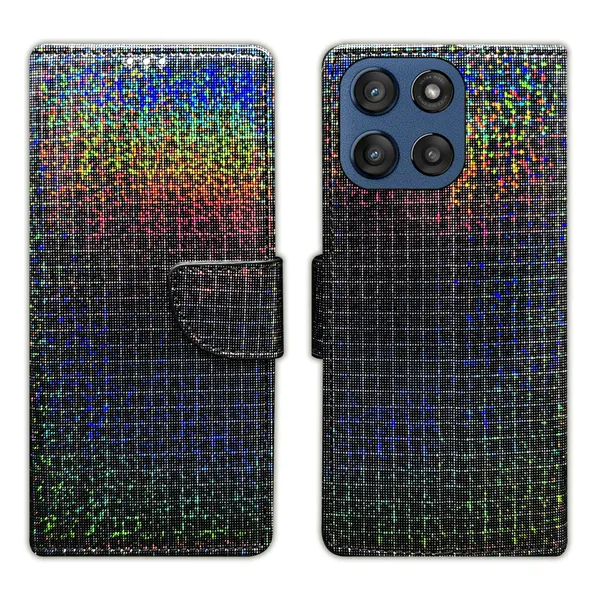 Multicolor_Artificial_Leather_See_Through_Design_Magnetic_Case_For_Moto_Edge_60_Stylus
