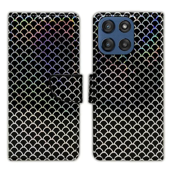 Multicolor_Artificial_Leather_See_Through_Design_Magnetic_Case_For_Moto_Edge_60_Stylus