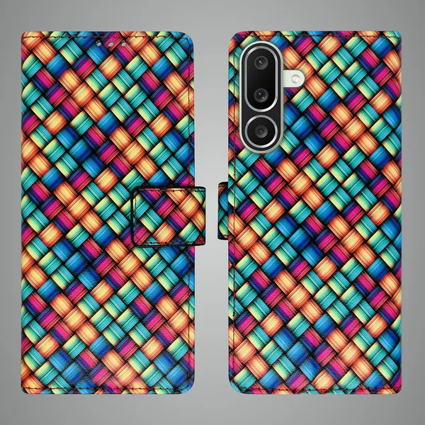 Multicolor_Artificial_Leather_See_Through_Design_Magnetic_Case_For_Samsung_M56_5G