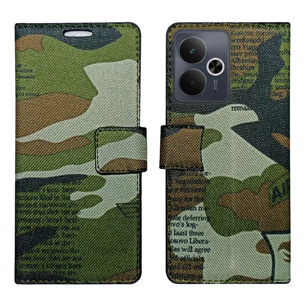 Multicolor_Artificial_Leather_See_Through_Design_Magnetic_Case_For_Realme_14T_5G