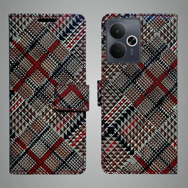 Multicolor_Artificial_Leather_See_Through_Design_Magnetic_Case_For_Realme_14T_5G