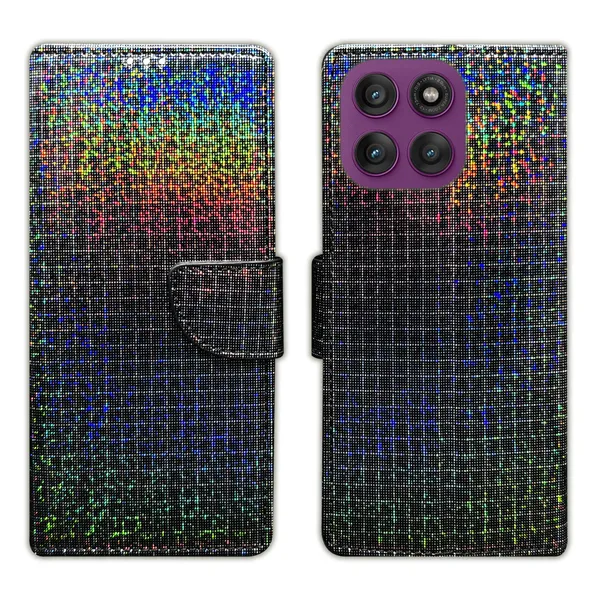 Multicolor_Artificial_Leather_See_Through_Design_Magnetic_Case_For_Moto_Edge_60_Pro_5G