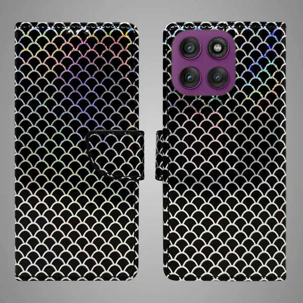 Multicolor_Artificial_Leather_See_Through_Design_Magnetic_Case_For_Moto_Edge_60_Pro_5G