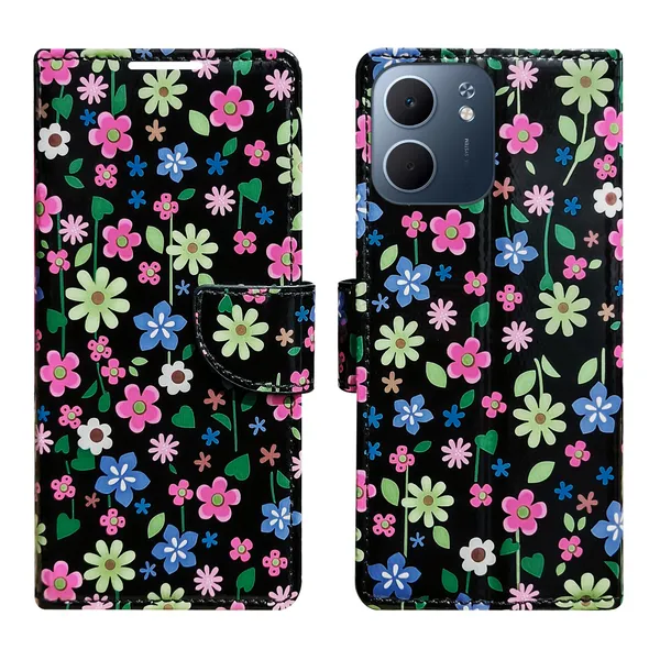 Black_Artificial_Leather_See_Through_Design_Magnetic_Case_For_Oppo_A5x_5G