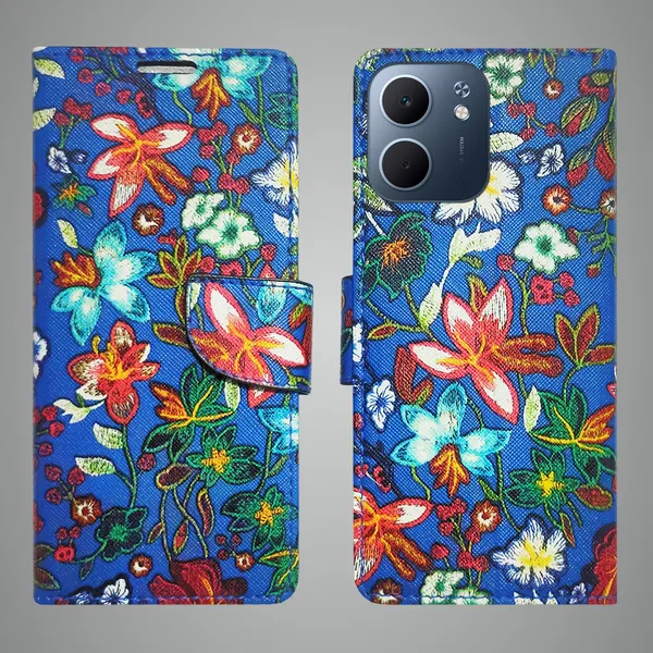 Blue_Artificial_Leather_See_Through_Design_Magnetic_Case_For_Oppo_A5x_5G