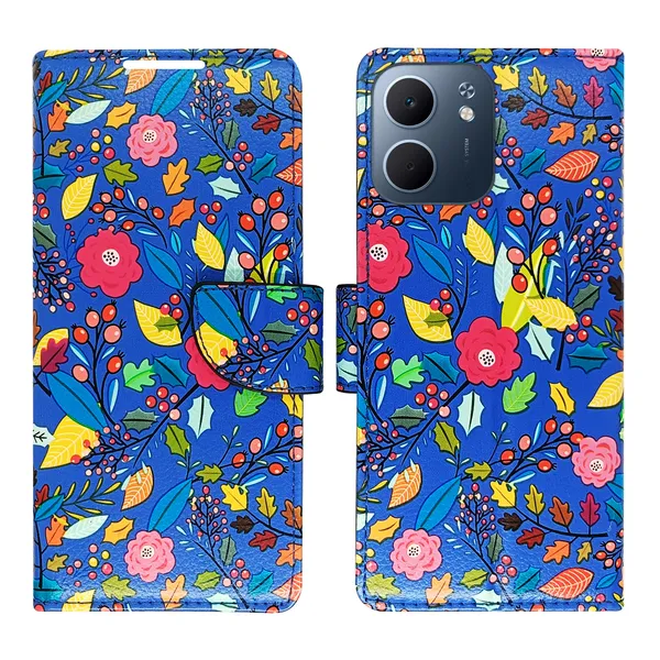 Blue_Artificial_Leather_See_Through_Design_Magnetic_Case_For_Oppo_A5x_5G