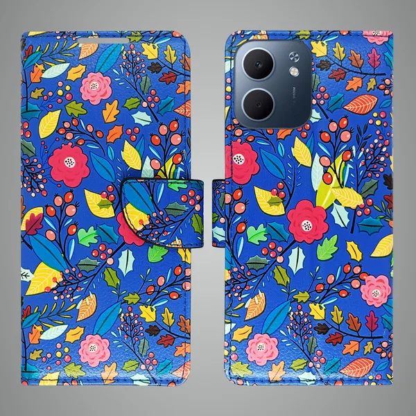 Blue_Artificial_Leather_See_Through_Design_Magnetic_Case_For_Oppo_A5x_5G