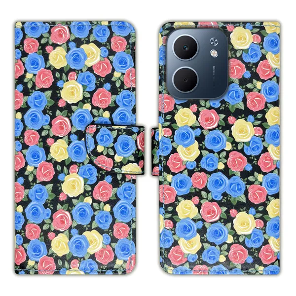 Blue_Artificial_Leather_See_Through_Design_Magnetic_Case_For_Oppo_A5x_5G