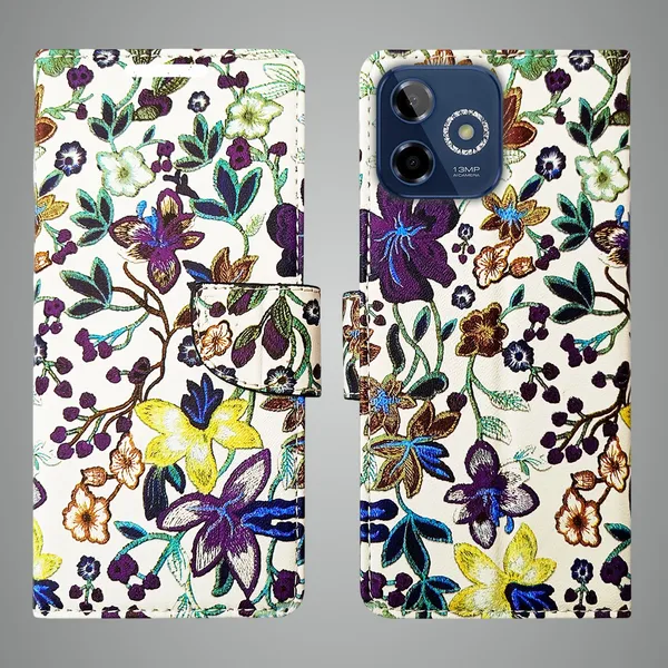 Purple_Artificial_Leather_See_Through_Design_Magnetic_Case_For_Lava_Shark_5G