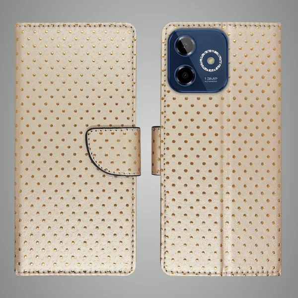 Brown_Artificial_Leather_See_Through_Design_Magnetic_Case_For_Lava_Shark_5G