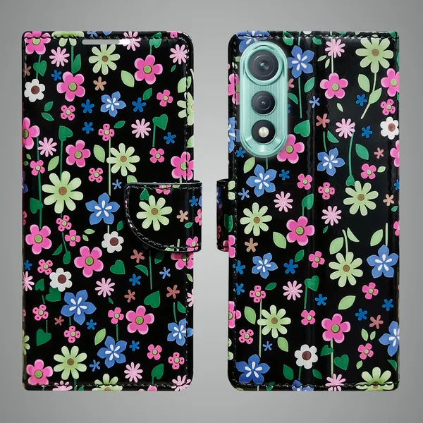 Black_Artificial_Leather_See_Through_Design_Magnetic_Case_For_Tecno_Pova_Curve_5G