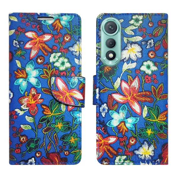 Blue_Artificial_Leather_See_Through_Design_Magnetic_Case_For_Tecno_Pova_Curve_5G
