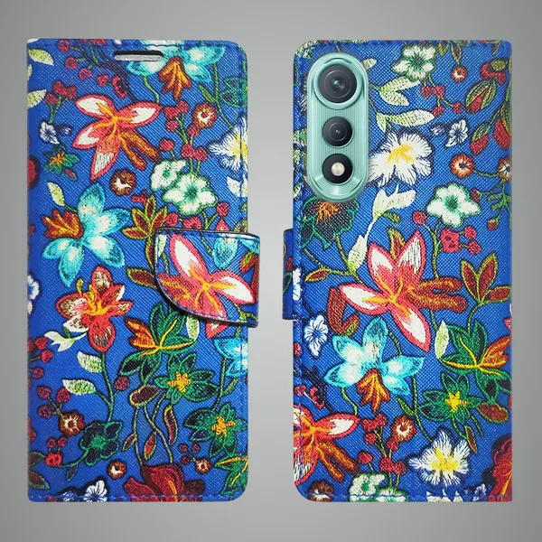 Blue_Artificial_Leather_See_Through_Design_Magnetic_Case_For_Tecno_Pova_Curve_5G