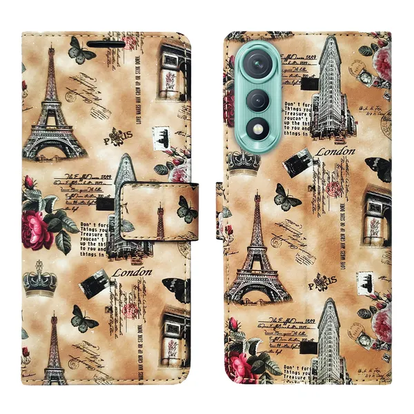 Brown_Artificial_Leather_See_Through_Design_Magnetic_Case_For_Tecno_Pova_Curve_5G