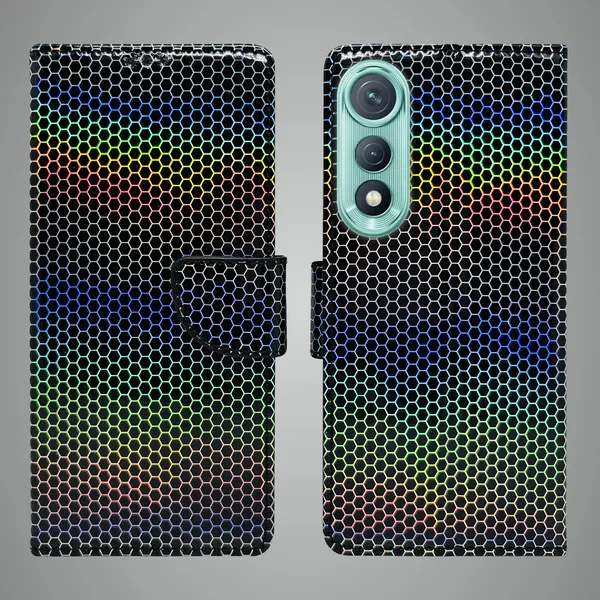 Multicolor_Artificial_Leather_See_Through_Design_Magnetic_Case_For_Tecno_Pova_Curve_5G